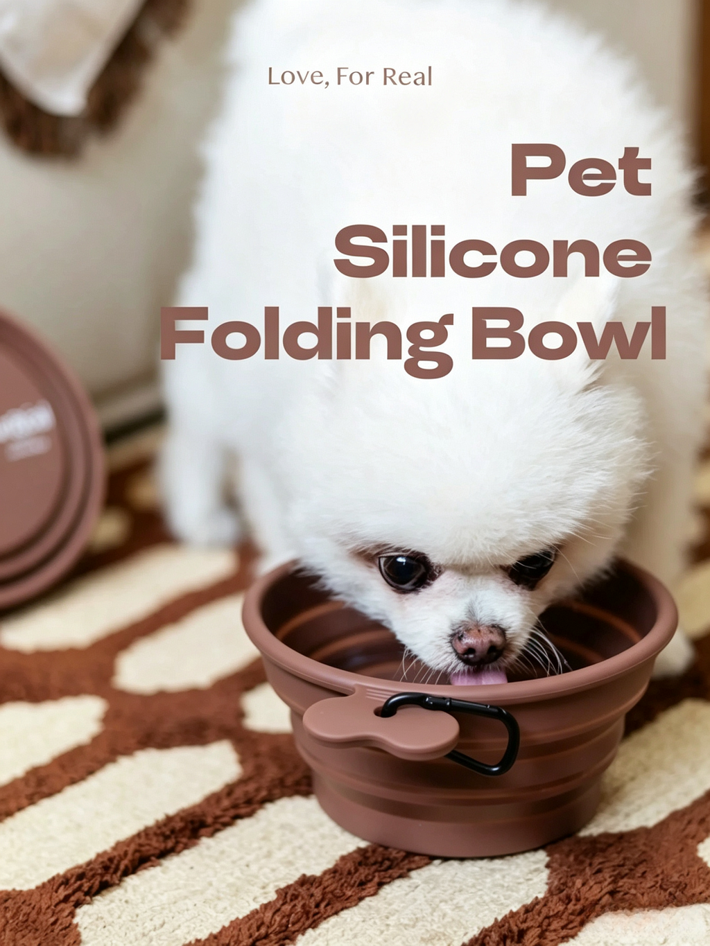 Portable Outdoor Pet Folding Bowl