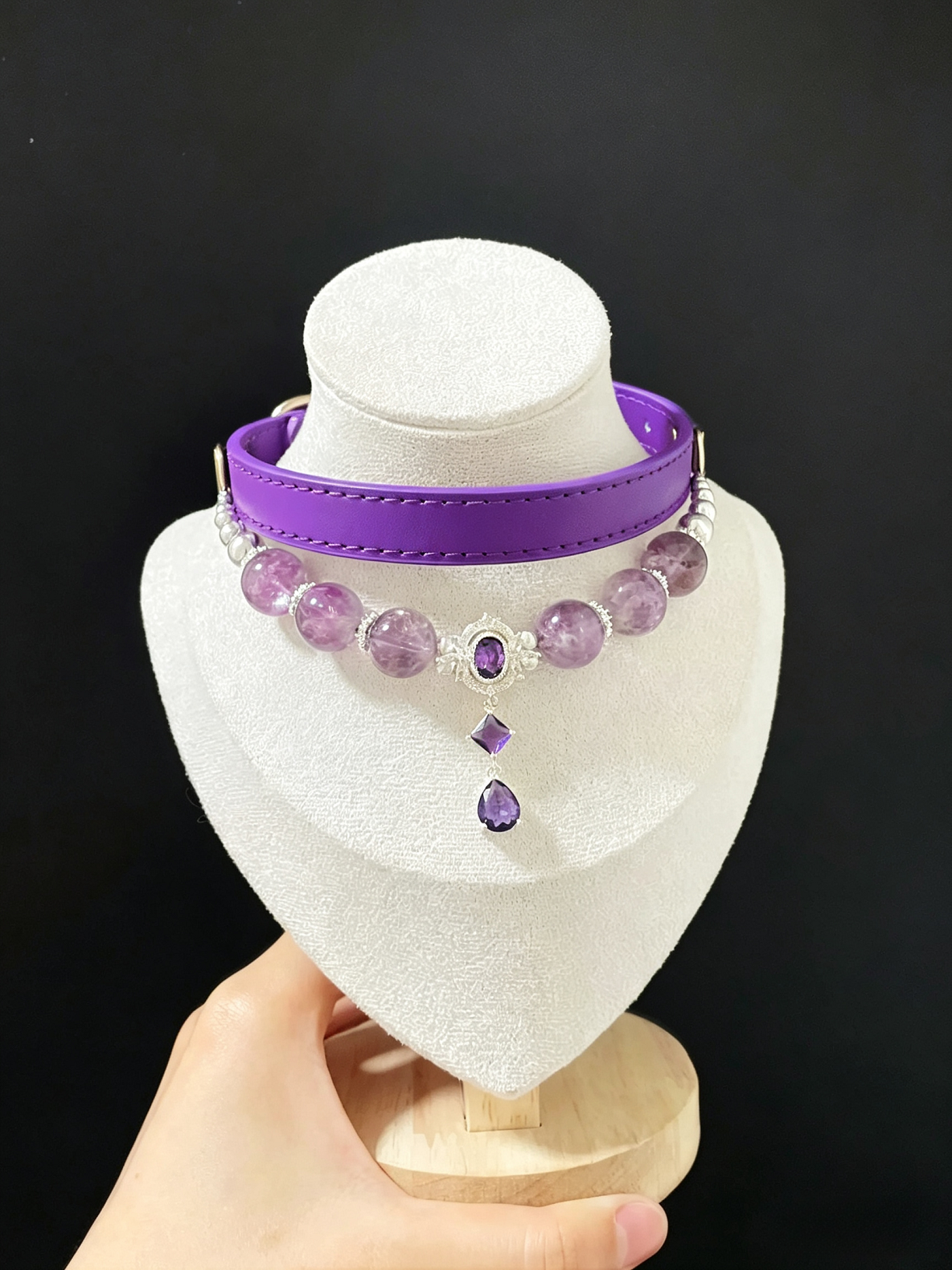 Purple Enchantress Pet Necklace