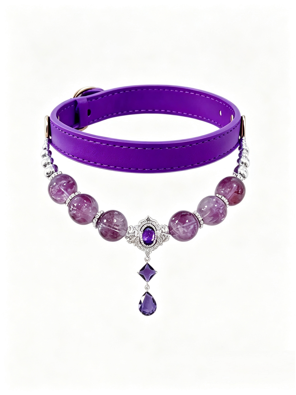 Purple Enchantress Pet Necklace