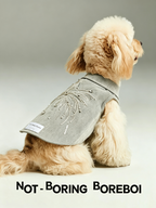 Sequined Denim Collared Pet Jacket