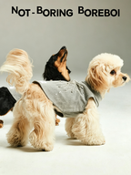 Sequined Denim Collared Pet Jacket