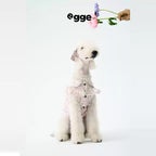 Egge Spring And Summer Sleeveless Floral Ruffle Pet Shirt