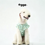 Egge Spring And Summer Sleeveless Floral Ruffle Pet Shirt