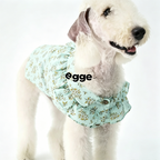 Egge Spring And Summer Sleeveless Floral Ruffle Pet Shirt