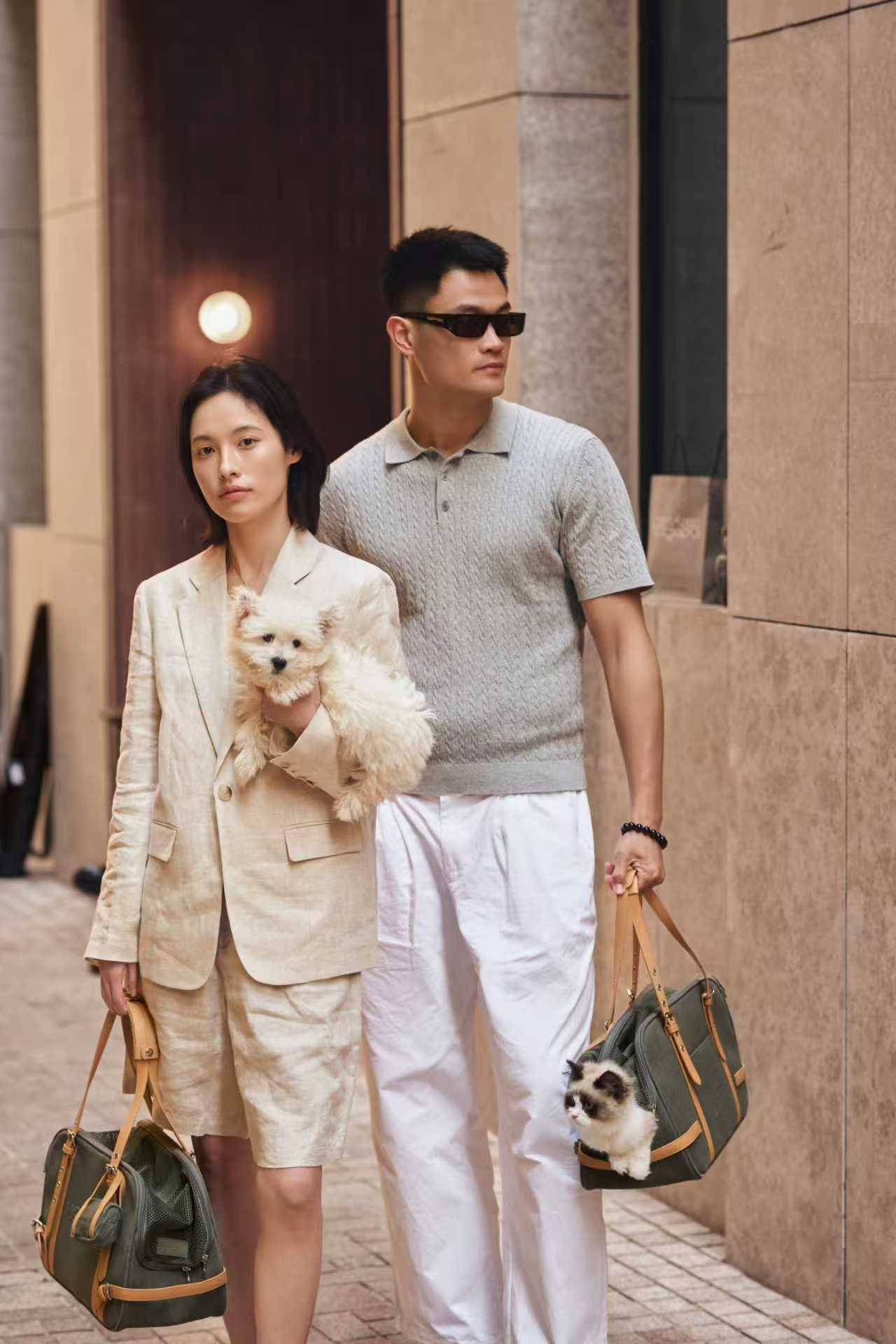 Summer New Vintage-Style Denim Pet Tote Bag