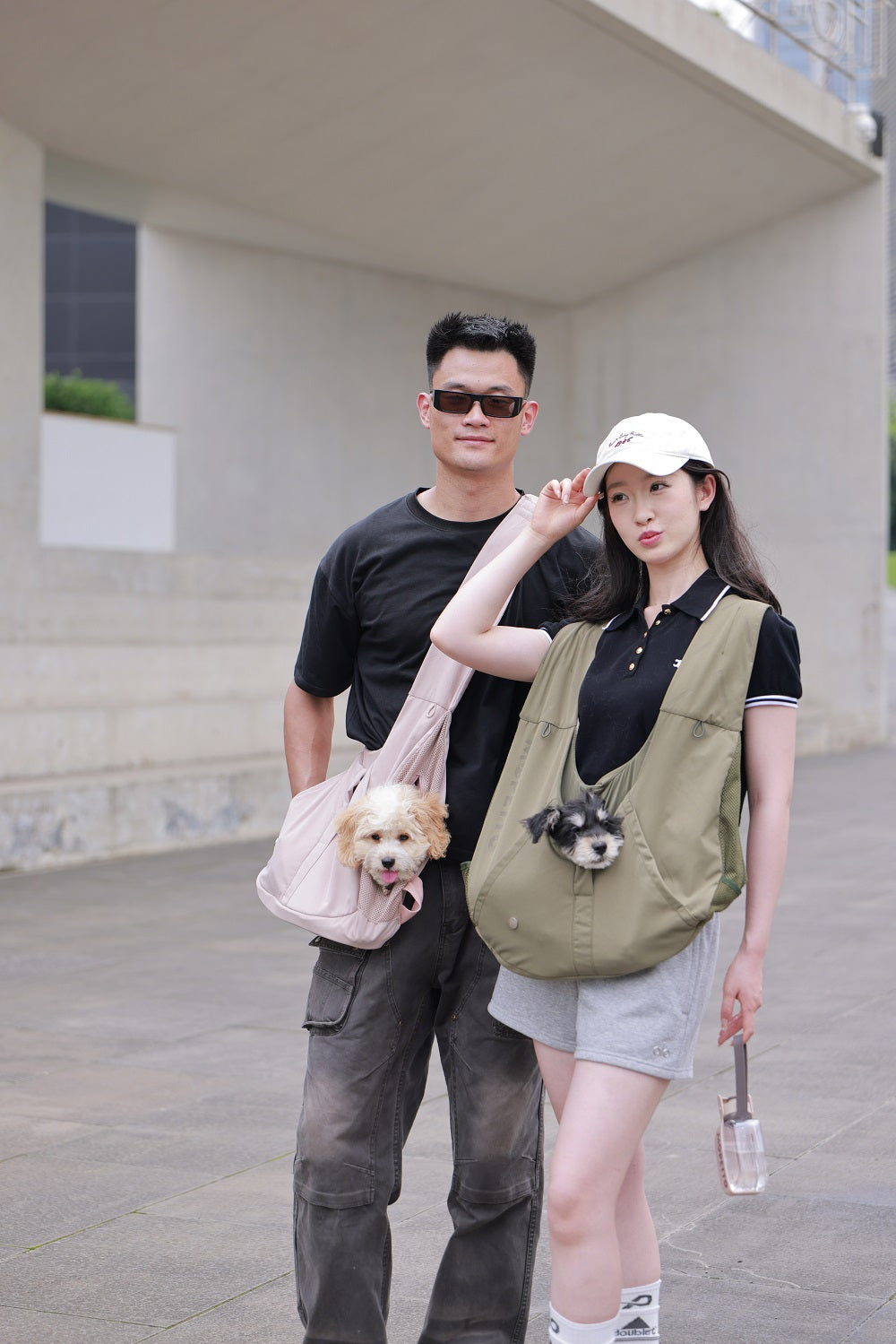 Summer Pet Chest Bag, Breathable, Antibacterial, Waterproof Crossbody Cat Bag