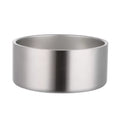 Vacuum Double-Layer Anti-Slip Stainless Steel Pet Bowl