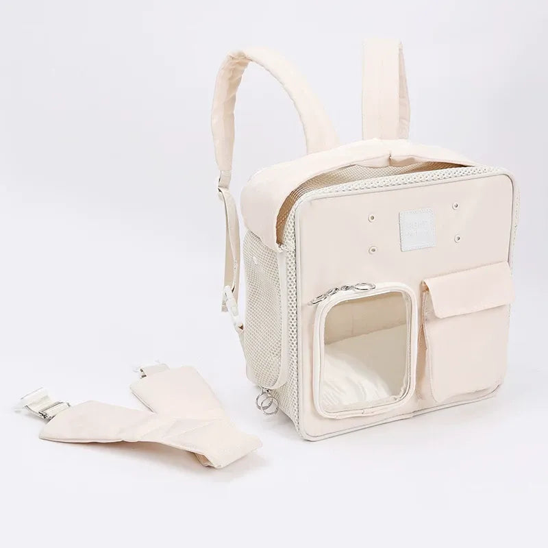 Ventilated And Portable Backpack, A Must-Have For Cats And Dogs When Traveling
