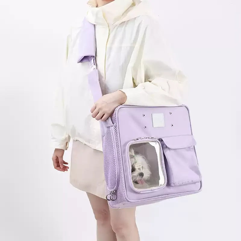 Ventilated And Portable Backpack, A Must-Have For Cats And Dogs When Traveling