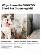 Voocoo 3-In-1 Multifunctional Pet Comb