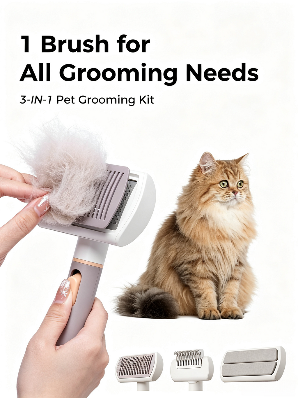 Voocoo 3-In-1 Multifunctional Pet Comb
