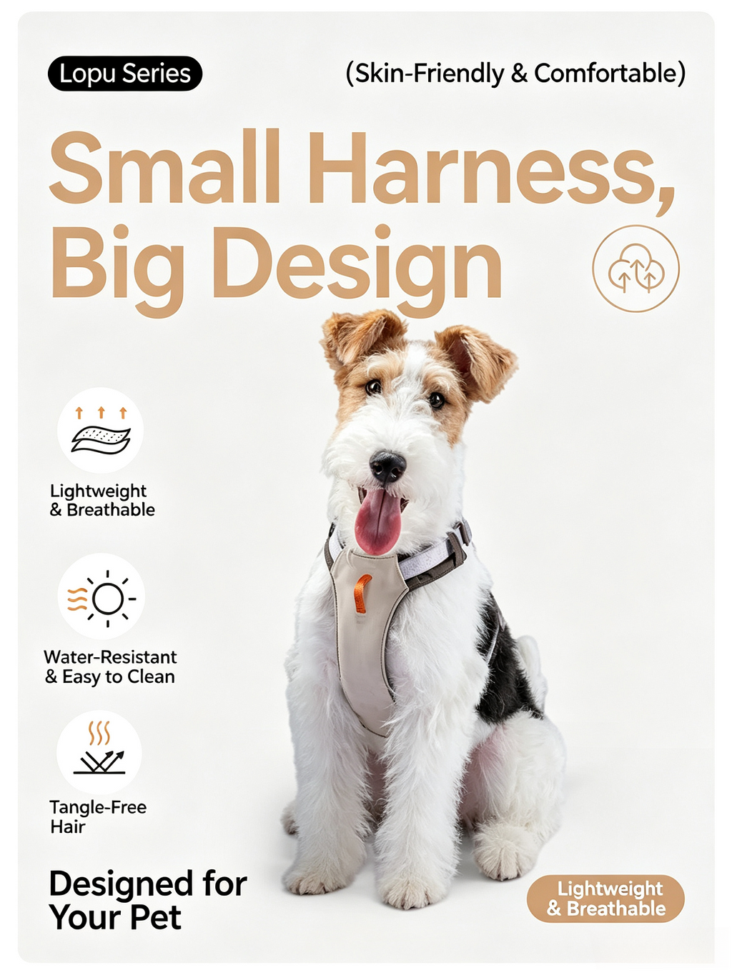 Voocoo Ultralight Quick-Dry Pet Chest and Back