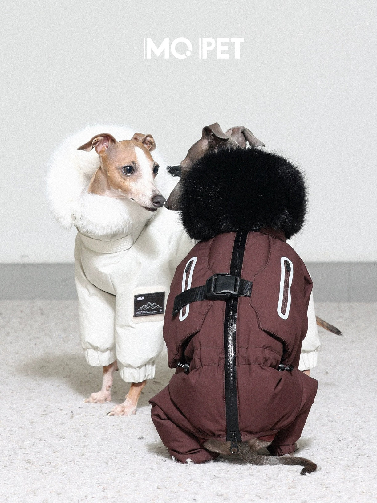 Winter Fur Collar Four-Legged Down Jacket