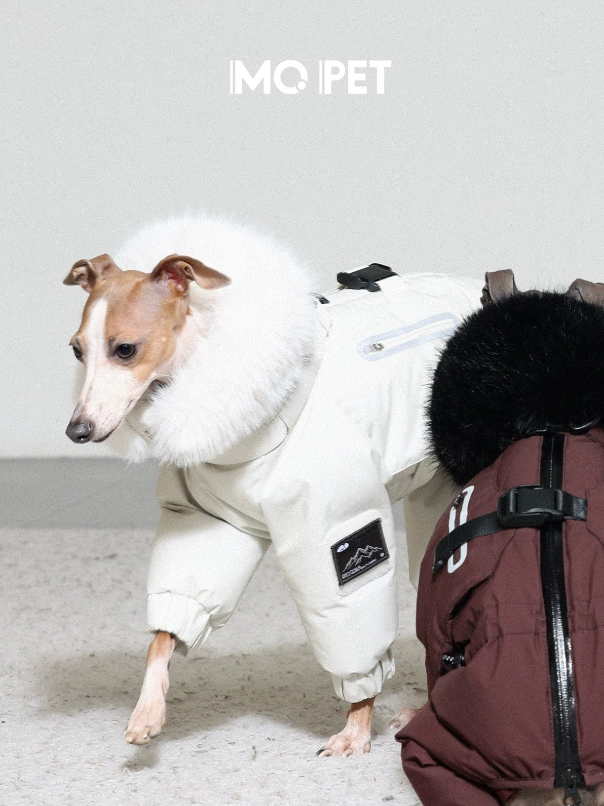 Winter Fur Collar Four-Legged Down Jacket
