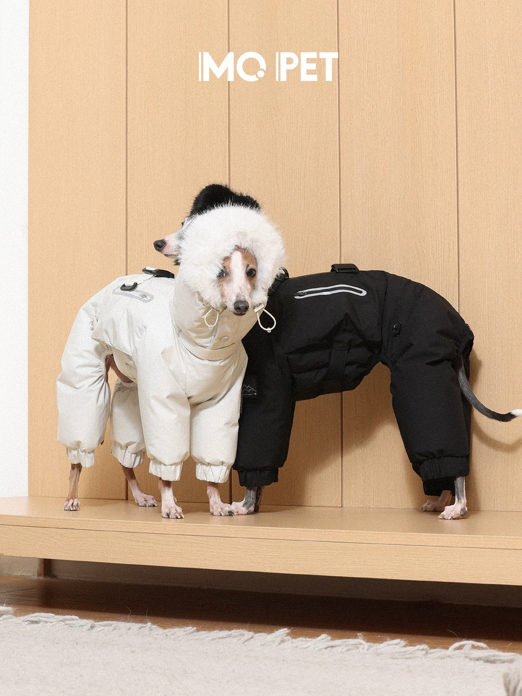 Winter Fur Collar Four-Legged Down Jacket