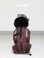 Winter Fur Collar Four-Legged Down Jacket