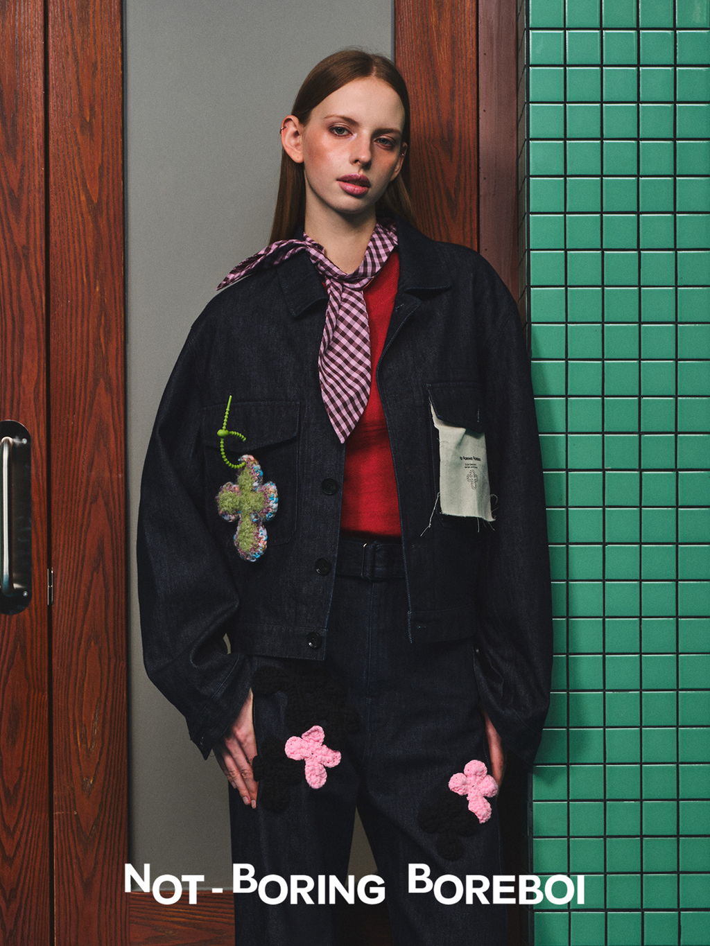Unisex Indigo Denim Jacket – Loose-Fit, Cropped Outerwear for Spring