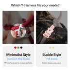 Buddy Armor Escape-Proof Y-Harness and Leash Set