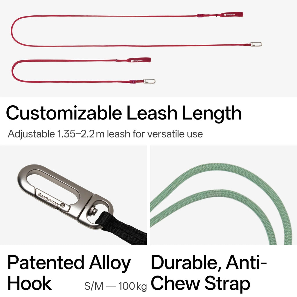 Buddy Armor Hands-Free (Cord) Leash