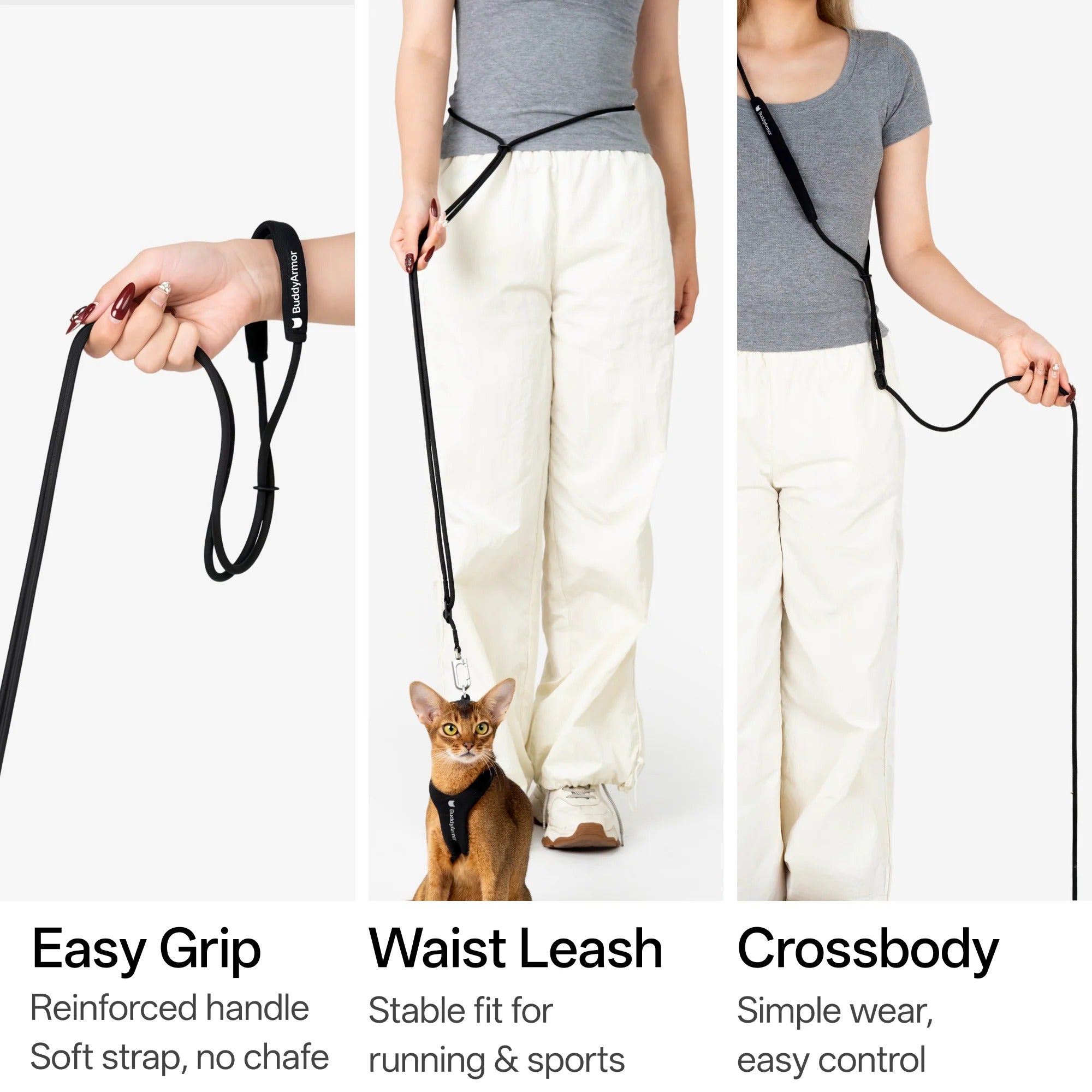 Buddy Armor Hands-Free (Cord) Leash