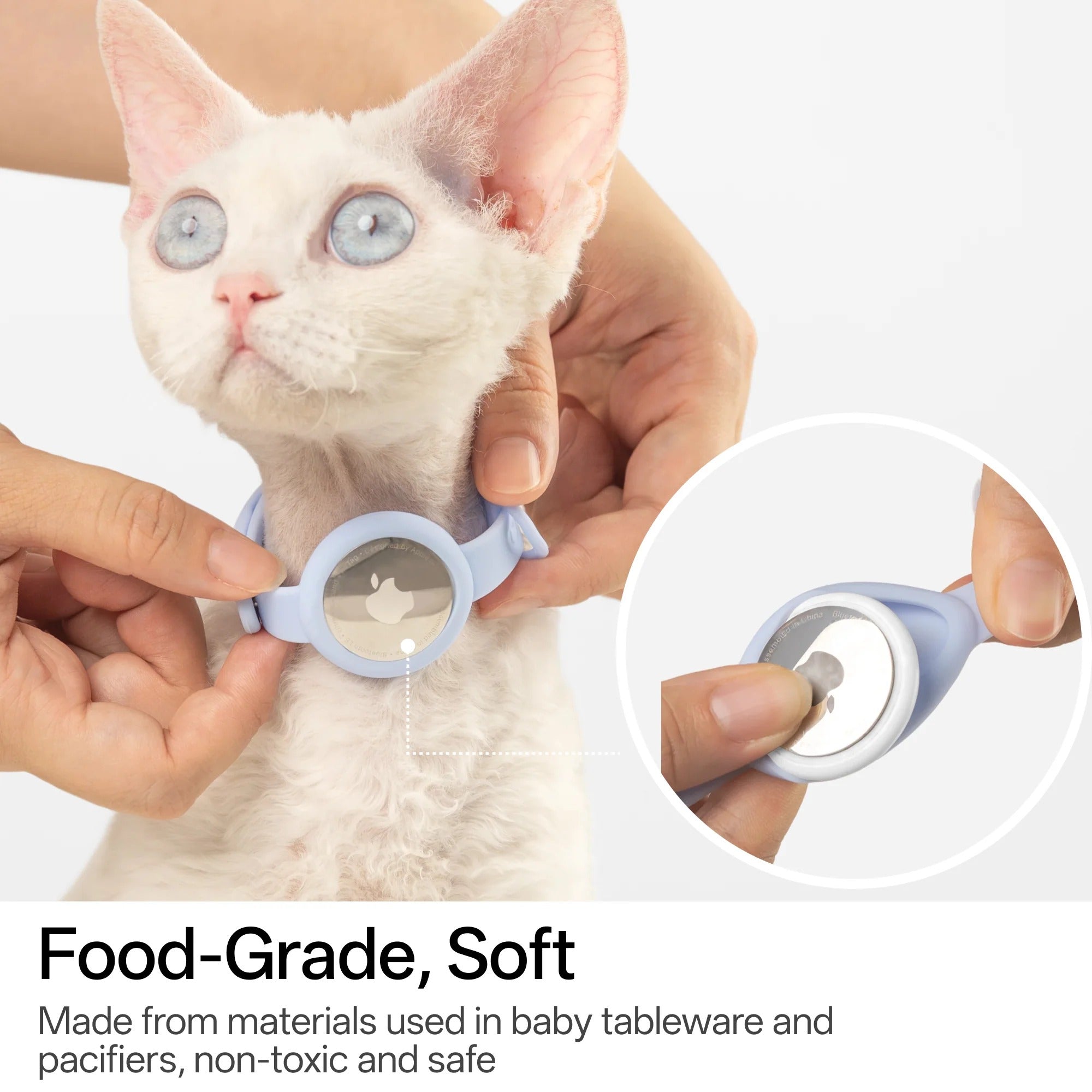 Buddy Armor Anti-Choke AirTag Cat Collar G2 (QR)