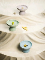 Kama Muta Mushroom Bowl Ceramic Elevated Bowl