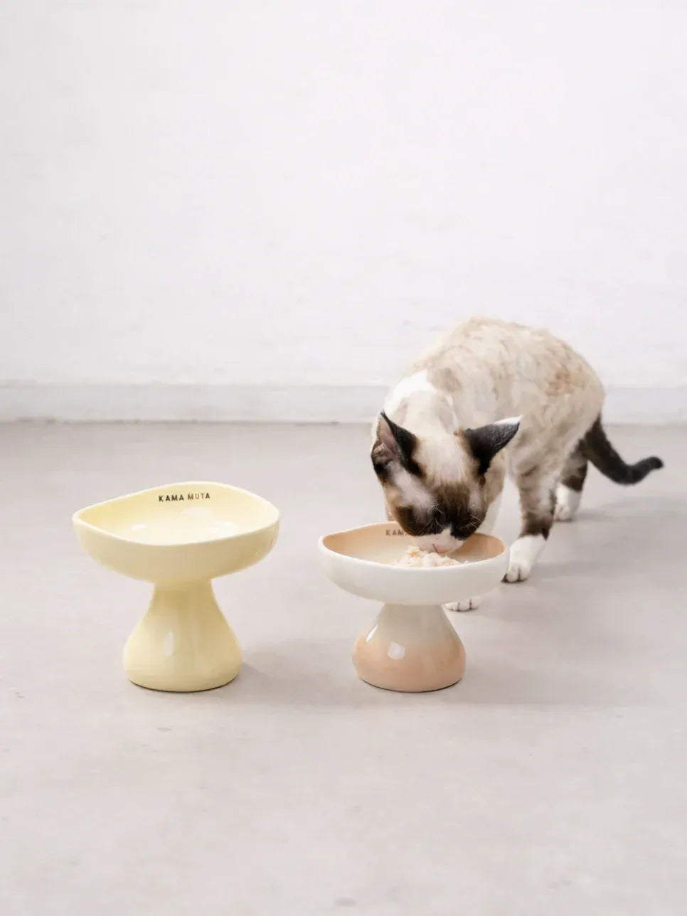 Kama Muta Mushroom Bowl Ceramic Elevated Bowl
