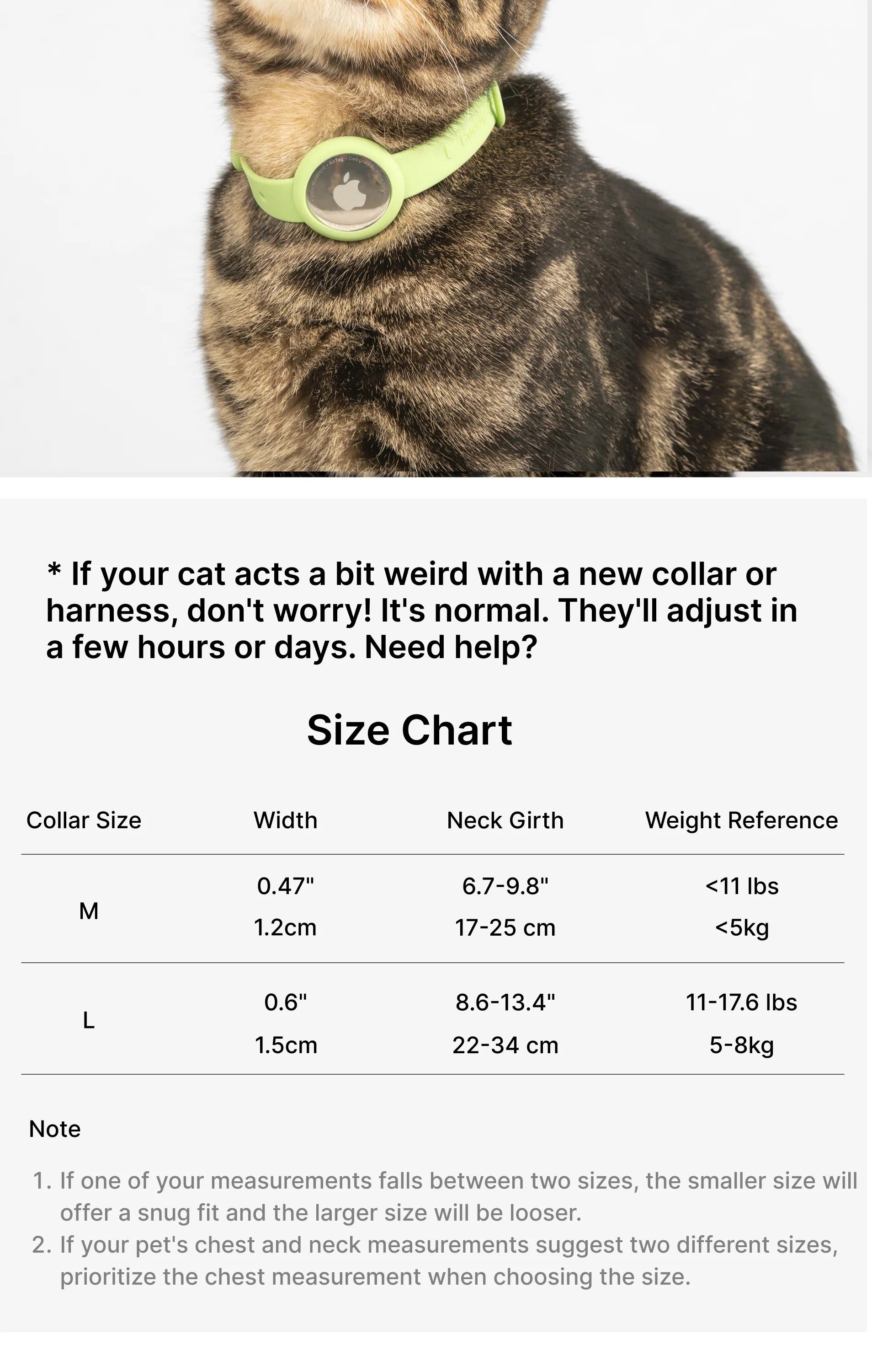 Buddy Armor Anti-Choke AirTag Cat Collar G2 (QR)