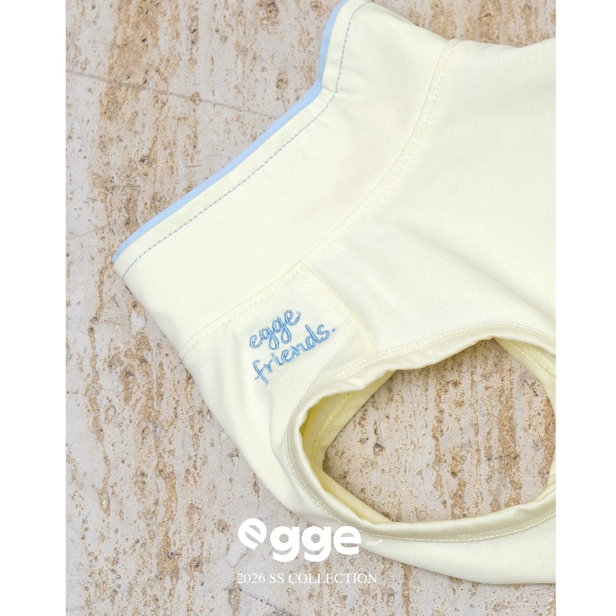Egge Cooling Antibacterial Embroidered Cotton Vest
